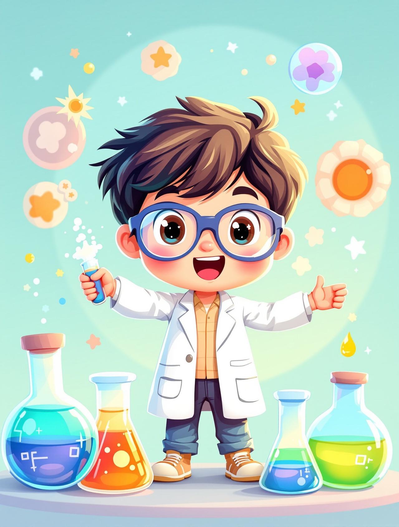 AI漫改短剧 - 儿童教育短剧《小小科学家》 AI漫改短剧作品案例 - 儿童教育短剧《小小科学家》